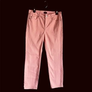 NYDJ peach cropped jeans